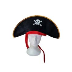 Adereço Fantasia Chapéu Pirata Napoleão Adulto