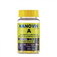 Nanovin A Suplemeno Alimentar Em Cápsulas Biotina Vitamin Complex 60X5