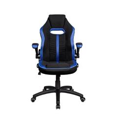 Cadeira Gamer Pelegrin Pel-3011 Couro Pu Preta e Azul