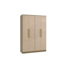 Guarda-Roupa 4 Pts 2 Gvt Kappesberg Adapt Nogueira/Macadâmia