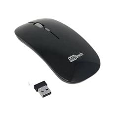 Mouse Slim, Sem Fio, USB 3200Dpis, Mac, Windows, Preto, MbTech, Ref: MB54118