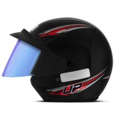 Capacete Masculino Feminino Aberto Mixs Up, PRETO, 56