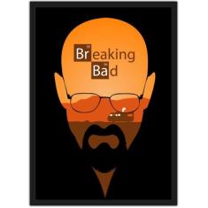 Quadro Decorativo Heisenberg Breaking Bad Séries Filmes Cinema Decoraç