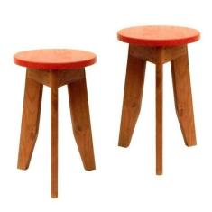 Conjunto 2 Banquetas Colorido Suze - MaderSilva