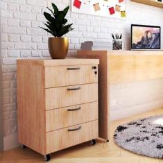 Gaveteiro Volante com 4 Gavetas Natus 40 - Bramov Móveis