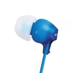 Fone De Ouvido Sony Mdr-ex15lp Sem Microfone Conector 3.5mm P2 Azul