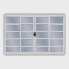 Janela de Aço de Correr 100x200cm 4 Folhas Minas Sul mgm