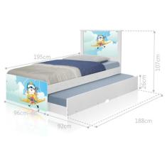 Bicama Juvenil Adesivada Ursinho Patrulheiro - CasaH