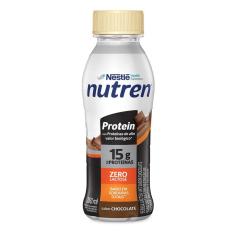 Nutren Protein 15g de Proteínas Sabor Chocolate Zero Lactose 260ml