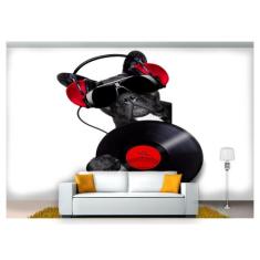 Papel De Parede Instrumentos Musicais 3D Mus22 - Você Decora