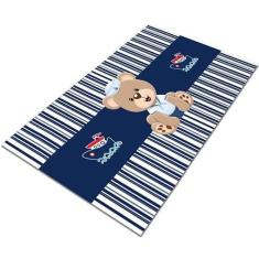 Tapete Infantil Ursinho Marinheiro 60x120 Antiderrapante - Style Brazi