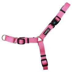 Peitoral Antipuxão para cachorros - marketpet, Frambo-Rosa, M