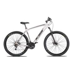 Bicicleta Aro 29 KSW XLT 21v Shimano Tourney Branco com Preto 19