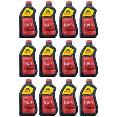 Óleo Náutico Menzoil TCW3 2 Tempos Todos Motores de Popa Kit C/12