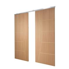 Porta Dupla De Correr P/ Verniz Frisada F10 - 210x140