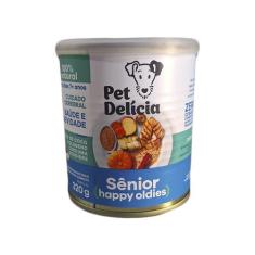 Ração Úmida Pet Delícia Cachorro Sênior Happy Oldies 320g