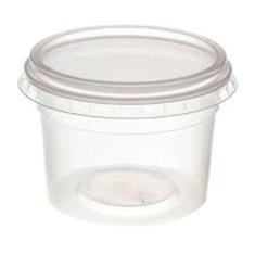 Pote Redondo Com Tampa 145ml Pacote Com 24 Prafesta