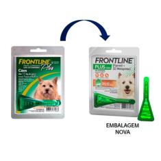 Frontline Plus Antipulgas Cães Ate 10Kg  Kit 2 Unidades