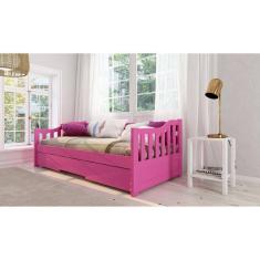 Bicama Infantil em Madeira Maciça/MDF Diana Rosa