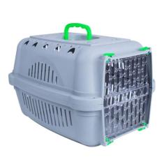 Caixa de Transporte Cães Gatos Neon Durapets Nº3, Neon verde