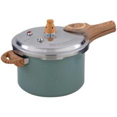 Panela de Pressão Brinox 4,2L Fechamento Externo Verde Ceramic Life Pr