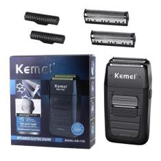 Barbeador Shaver Elétrico Sem Fio Kemei 2 Lâminas Km-1102 - Kemei 1102