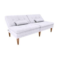 Sofá Cama 3 lugares 190cm e almofadas Madona Bege Matrix, Bege