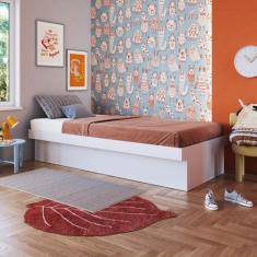 Cama Solteiro Juvenil Box Baú 80 Bogotá - Art in Móveis