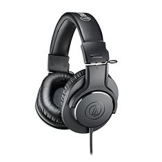 Fone de Ouvido Audio Technica ATH-M20x, Preto, Grande