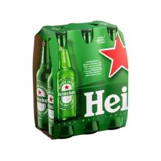 Cerveja Heineken Long Neck 330ml 6 Unidades