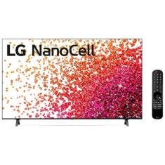 Smart TV 4K LG NanoCell 55 com Inteligência Artificial, ThinQ AI, Smart Magic e Wi-Fi - 55NANO75SPA