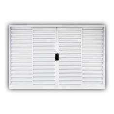 Janela Veneziana Aço 4 Folhas MGM Minas Sul 100cmx120cm Branco