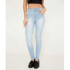 Calça Jeans Skinny Feminina Bolsos Biotipo