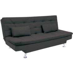 Sofá-Cama 1,90 Metros Linoforte Melissa, Suede Veludo, Espuma D-33