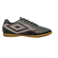 Chuteira Futsal Umbro Play,Preto/Branco/Laranja Flúor,41