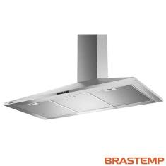 Coifa de Parede 90cm Brastemp com 3 Velocidades Piramidal - BAI91BR