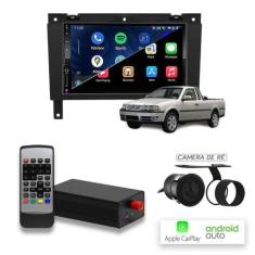 Multimídia MP10 CarPlay e Android Auto Saveiro G3 com Tv - First Optio