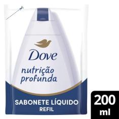Refil Sabonete Líquido Dove Nutrição Profunda 200ml, 1, 200ml