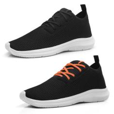 Kit 2 Tênis Feminino Dia a Dia Leve Moderno Caminhada Academia - EXP, 