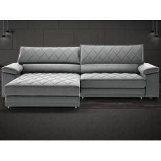 Sofá de Duplo Molejo com Carregador USB, Retrátil e Reclinável Viena 2