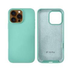 Capinha Compatível com iPhone 16 Pro Silicone com interior aveludado N