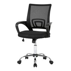 Cadeira de Escritório Multilaser Executive Cromada Giratória - GA197