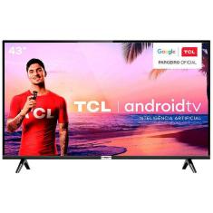Smart Tv 43 Polegadas Full HD Android Wifi 2 Hdmi 1 Usb 43S5300 TCL - Preto