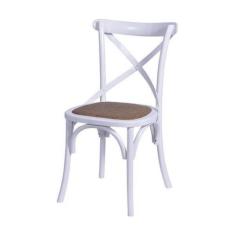 Cadeira De Madeira E Assento Em Rattan 115 Or Design