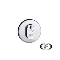 Fechadura Rolete Redonda Cromada União Mundial