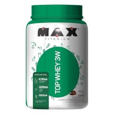 Whey Protein Top Whey 3W Mais Natural 900 g - Max Titanium-Unissex