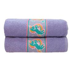 Toalha De Banho Infantil Menino e Menina Algodão Diversão