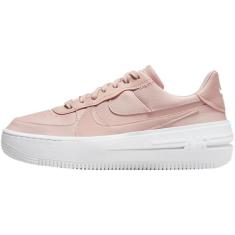 Nike Tênis feminino moderno, W Air Force 1 Rosa Branco Dj9946 602, 36