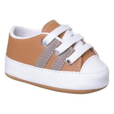 Tenis Sapatinho de Bebe Cadarço Primeiros Passos Confortavel - HB Moda