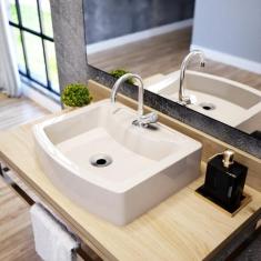 Kit Cuba Rt41 com Torneira C50 e Válvula 1 Polegada Abs e Sifão Pvc e 